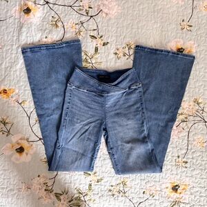 Blue flare jeans
